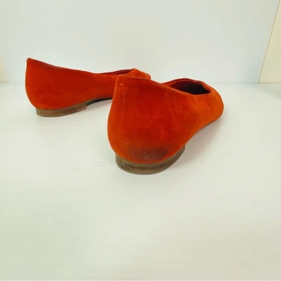 Marc Fisher Altair Flat Size 8 Pointed Slip On Shoe Suede Leather - Picture 4 of 5